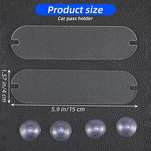 4 قطع EZ Pass حامل عالمي مستجيب للزجاج الأمامي مثبت على الزجاج الأمامي Ipass ملصق حامل حامل مرسل مستجيب مع لاصق وكؤوس شفط قوية لمعظم تمريرات الرسوم in Kuwait