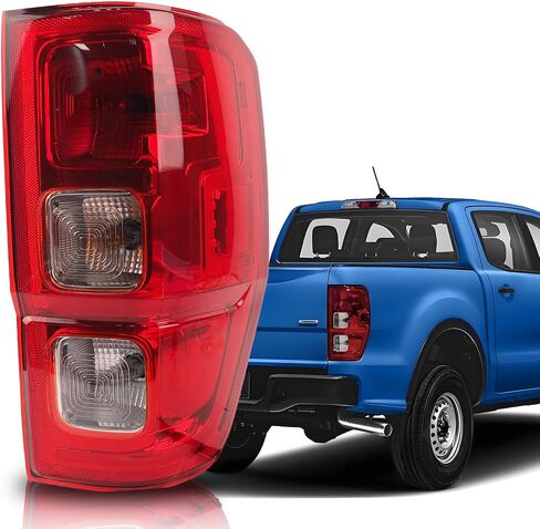 Tail Light Compatible with 2019-2023 Ford Ranger XL Halogen Type w/o Blind Spot Right Passenger Side Replacement for OEM#KB3Z13404F FO2801273 in Kuwait