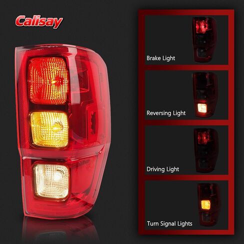 Tail Light Compatible with 2019-2023 Ford Ranger XL Halogen Type w/o Blind Spot Right Passenger Side Replacement for OEM#KB3Z13404F FO2801273 in Kuwait