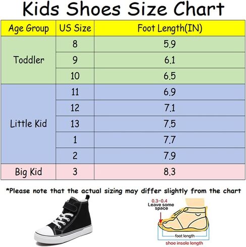 Zoroadke Kids Sparkle Sequins High Top Casual Adjustable Strap Canvas Shoes Girls and Boys Glitter Sneakers in Kuwait