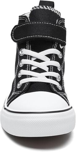 Zoroadke Kids Sparkle Sequins High Top Casual Adjustable Strap Canvas Shoes Girls and Boys Glitter Sneakers in Kuwait