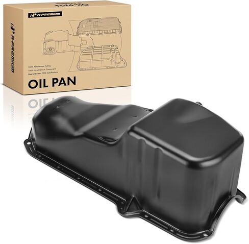 A-Premium Engine Oil Pan Sump with Drain Plug Compatible with 1980-1985 GM Vehicle Chevrolet Buick Cadillac GMC Oldsmobile Pontiac in Saudi Arabia