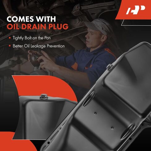 A-Premium Engine Oil Pan Sump with Drain Plug Compatible with 1980-1985 GM Vehicle Chevrolet Buick Cadillac GMC Oldsmobile Pontiac in Saudi Arabia