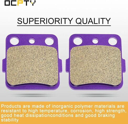 OCPTY Carbon Fiber Brake Pads Fit for 2007 for Yamaha Raptor 350 YFM350RSE2 Special Edition II, 2001 2002 2003 2004 2005 for Yamaha Raptor 660R YFM660R Front and Rear in Saudi Arabia