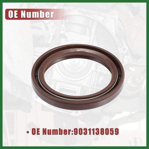 Motoforti Engine Crankshaft Seal No.9031138059 for Toyota Corolla 1998-2008 for Scion XB 4 Cyl 2.4L 2008-2013 Rubber Brown Long-lasting in Saudi Arabia