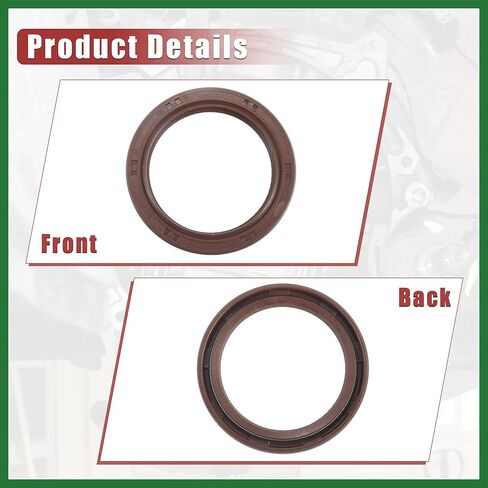 Motoforti Engine Crankshaft Seal No.9031138059 for Toyota Corolla 1998-2008 for Scion XB 4 Cyl 2.4L 2008-2013 Rubber Brown Long-lasting in Saudi Arabia