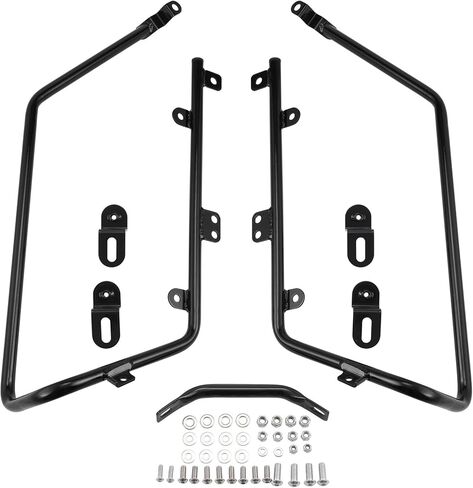 TCMT Hard Saddlebags & Conversion Brackets Fit For Harley Dyna Fat Bob Street Bob 2009-2017 in Saudi Arabia