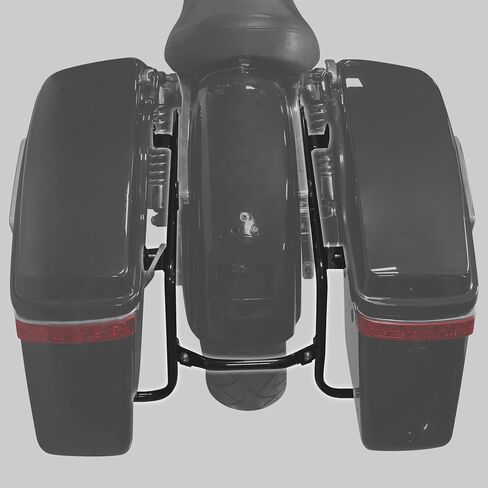 TCMT Hard Saddlebags & Conversion Brackets Fit For Harley Dyna Fat Bob Street Bob 2009-2017 in Saudi Arabia