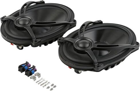 XMT-MOTO Left and Right 5"x7" Saddlebag Lid Speaker fits for Harley Davidson Touring Electra Glide Road Glide Road King Street Glide 1994-2023 in Saudi Arabia