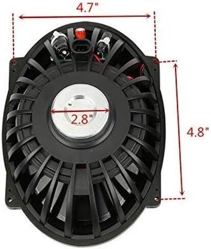 XMT-MOTO Left and Right 5"x7" Saddlebag Lid Speaker fits for Harley Davidson Touring Electra Glide Road Glide Road King Street Glide 1994-2023 in Saudi Arabia