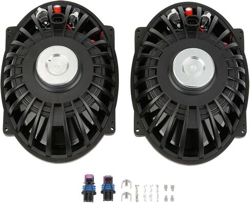 XMT-MOTO Left and Right 5"x7" Saddlebag Lid Speaker fits for Harley Davidson Touring Electra Glide Road Glide Road King Street Glide 1994-2023 in Saudi Arabia