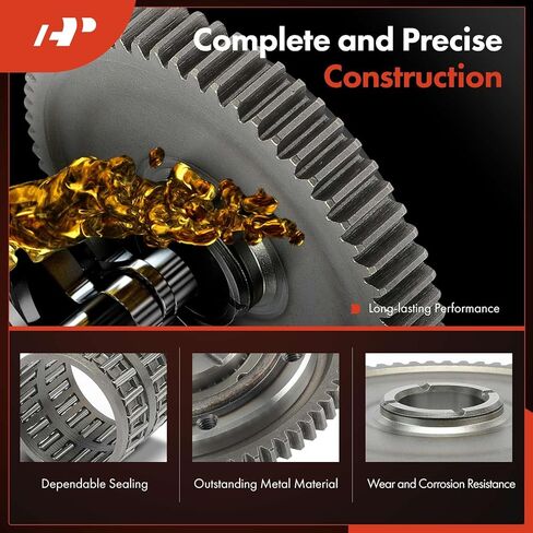 A-Premium Starter Clutch Gear One Way Bearing and Gasket Kit Compatible with Yamaha Big Bear 350 1990-1998, Kodiak 400 1994-1998, Moto 4 1988-1995, Raptor 350 2005-2013, Warrior 350, 10-PC Set in Saudi Arabia