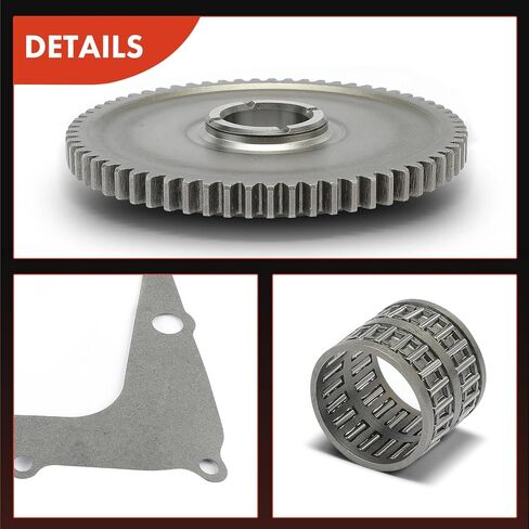 A-Premium Starter Clutch Gear One Way Bearing and Gasket Kit Compatible with Yamaha Big Bear 350 1990-1998, Kodiak 400 1994-1998, Moto 4 1988-1995, Raptor 350 2005-2013, Warrior 350, 10-PC Set in Saudi Arabia