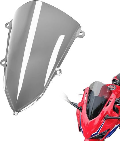 الزجاج الأمامي للدراجات النارية Honda CBR400R CBR500R 2019 2020 2021 2022 2023 2024 2025، زجاج أمامي بديل لما بعد البيع لـ CBR 400 500 R (دخان متدرج) in Kuwait