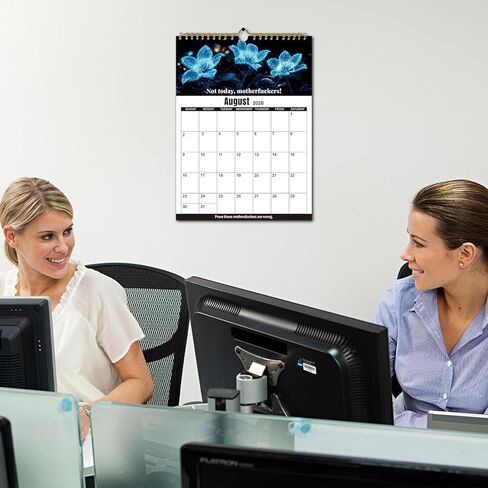 Fuck It Calendar 2026 تقويم للنساء المتعبة، هدية مضحكة للتقويم الشهري للنساء، هدية مضحكة للحفلات المنزلية والمكتب، تقويم جداري للسيدات المتعبة - 8.5 × 11 بوصة in Saudi Arabia