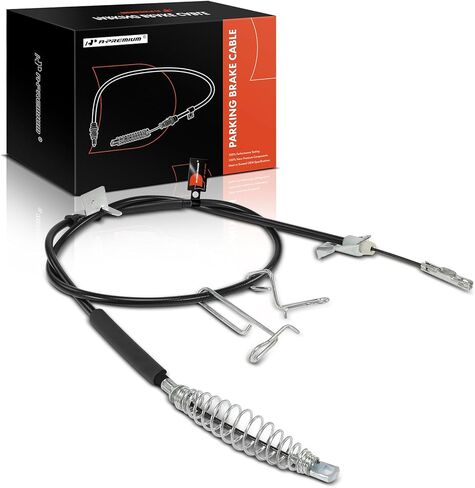 A-Premium Rear Driver Side Parking Brake Cable Assembly Compatible with Ford Models: F-350 Super Duty 2010, F-450 F-550 Super Duty 2008-2009 in Saudi Arabia