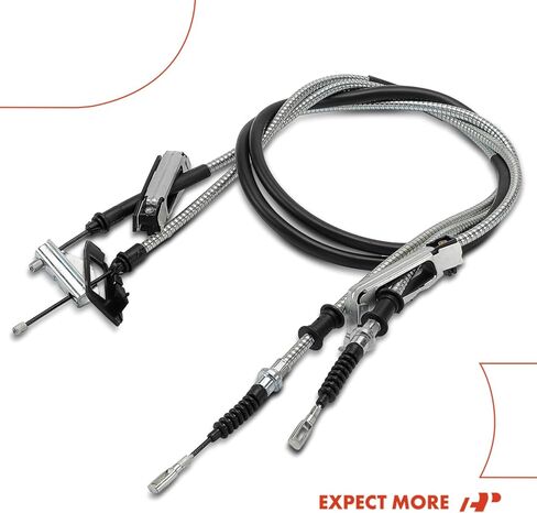 A-Premium Rear Driver or Passenger Side Parking Brake Cable Assembly Compatible with Ford Models: Focus 2000 2001 2002 2003 2004 - Replace# 1M5Z2A603AB in Saudi Arabia