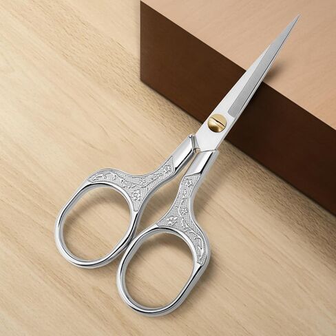 Stainless Steel Scissors,Sharp Blades,Suitable for Offices,Sewing Fabrics,Craft Supplies(silver) in Saudi Arabia