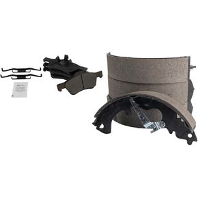 Front and Rear Brake Pads Semi Metallic Compatible with 2007-2010 Ford Escape 2008-2010 Mercury Mariner 2008-2011 Mazda Tribute in Kuwait