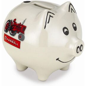 Farmall Saving Piggy Bank White with Tractor in Saudi Arabia