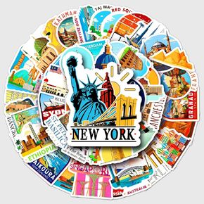 51 قطعة من ملصقات خريطة الولايات المتحدة، ملصقات فينيل مقاومة للماء للسفر في الولايات المتحدة الأمريكية لزجاجات المياه والكمبيوتر المحمول ودفتر قصاصات الهاتف، وهدايا ملصقات الخريطة للأطفال والمراهقين والبالغين in Kuwait