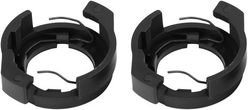 uxcell 2pcs Black Plastic H7 LED Base Buckle Lamp Bulb Holders Adapters for Car Vehicle in Saudi Arabia