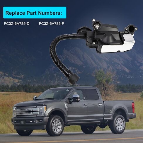 FC3Z-6A785-F Air Oil Separator Assembly Compatible with Ford F250 F350 F450 F550 Super Duty F650 F750 2017-2019 6.7L Powerstroke Diesel PCV CCV Vent Valve Engine Crankcase in Saudi Arabia