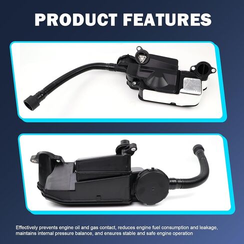 FC3Z-6A785-F Air Oil Separator Assembly Compatible with Ford F250 F350 F450 F550 Super Duty F650 F750 2017-2019 6.7L Powerstroke Diesel PCV CCV Vent Valve Engine Crankcase in Saudi Arabia