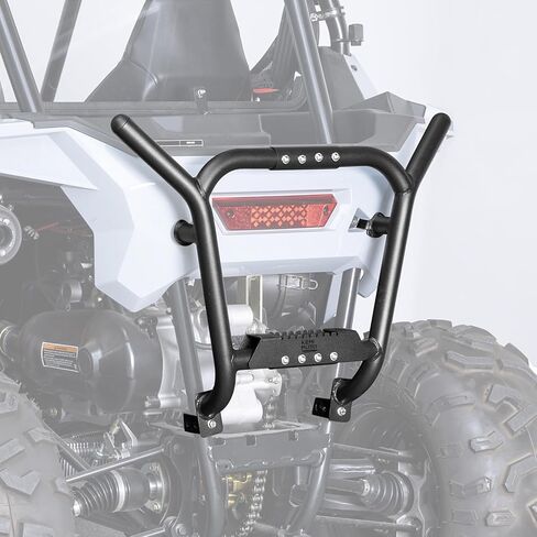 KEMIMOTO UTV Rear Bumper Compatible with 2022-2026 Polaris RZR 200, Heavy-duty Steel Back Bumper, Step-Up Design, Durable and Rustproof Electrophoretic Finish, Full Rear Protection in Saudi Arabia