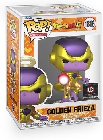 Funko Pop! Anime: Dragon Ball Super - Golden Frieza (Metallic) Exclusive Vinyl Figure Bundled with Box Protector in Saudi Arabia