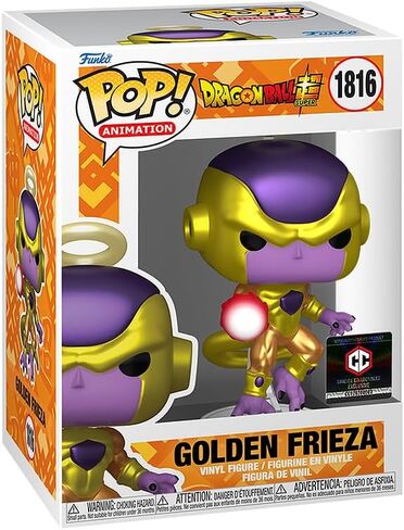 Funko Pop! Anime: Dragon Ball Super - Golden Frieza (Metallic) Exclusive Vinyl Figure Bundled with Box Protector in Saudi Arabia