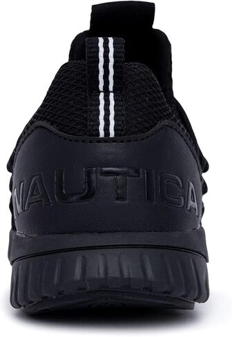 Nautica Kids Boys and Girls Athletic Slip-On Sneakers, Lightweight Bungee Running Shoes for Toddler, Little Kid, and Big Kid in Kuwait