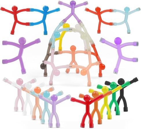 20 Pack Magnetic People Figures, Colorful Magnet Man for Ages 15+, Humanoid Magnetic Men, Funny for Women, Fridge Magnets for Refrigerator, Office, Locker Decor, Whiteboard in Kuwait