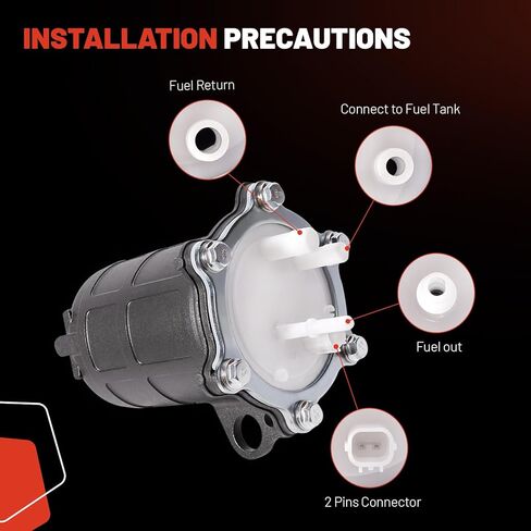 Fuel Pump Compatible with Honda ATV, Rancher 420, Foreman 500, TRX420, TRX500, TRX700XX 2007-2014, Replace# 16700-HP5-602 in Saudi Arabia
