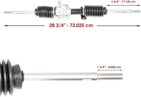 Caltric Steering Gear Box Rack And Pinion with Tie Rod Ends Compatible with Polaris RZR 900 Trail 2022-2025 1824259 in Saudi Arabia