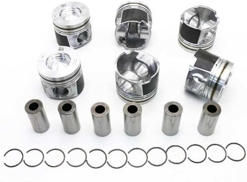 N57D30 Engine Piston Set Compatible With X3 X4 X5 X6 +0.5 1502042993 1802452993 2303132993 2803812993 1902582993 in Saudi Arabia