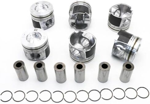 N57D30 Engine Piston Set Compatible With X3 X4 X5 X6 +0.5 1502042993 1802452993 2303132993 2803812993 1902582993 in Saudi Arabia