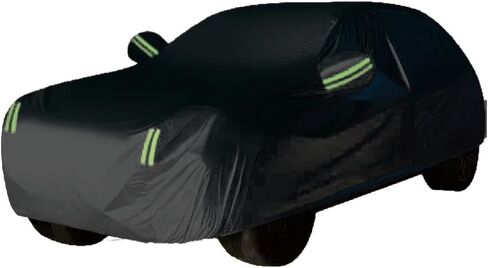 6 Layers Car Cover Waterproof All Weather, Heavy Duty Outdoor Car Cover Universal Fit Sedan Honda Civic,Ford Mustang,Chevrolet Camaro,Toyota Corolla etc.(Sliver, 3L+ Sedan Length (180" to 194")) in Saudi Arabia