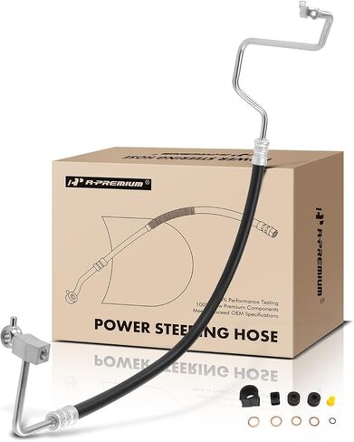 A-Premium Power Steering Pressure Hose Line Assembly Compatible with Nissan NV2500 NV3500, 2012 2013 2014 2015 2016 2017 2018, V8 5.6L, Naturally Aspirated Only, Pump To Gear/Rack Pinion in Saudi Arabia