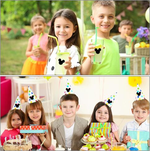 120pcs Cartoon Mouse Head Stickers 2.5 x 2.05Inch Vinyl Chalkboard Sticker,PVC Blackboard Wall Decals for Decorations Gift,Cup Tags,Party,Cute Animal Wall Art Easy Removable in Kuwait