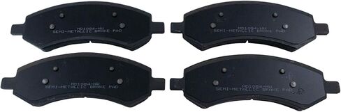 Front and Rear Brake Pads Semi Metallic Compatible with 2006-2010 Dodge Dakota 2006-2009 Mitsubishi Raider 2011 Ram Dakota in Saudi Arabia