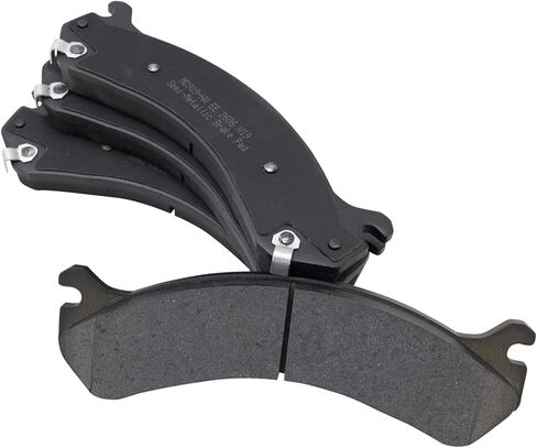 Brake Pads Semi-Metallic Compatible with 2001-2006 Chevrolet Silverado 3500 2007 Silverado 3500 Classic 2007-2010 Silverado 3500 HD GMC Sierra 3500 Sierra 3500 Classic Sierra 3500 HD in Saudi Arabia