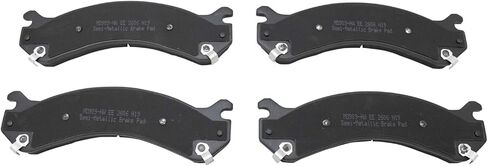 Brake Pads Semi-Metallic Compatible with 2001-2006 Chevrolet Silverado 3500 2007 Silverado 3500 Classic 2007-2010 Silverado 3500 HD GMC Sierra 3500 Sierra 3500 Classic Sierra 3500 HD in Saudi Arabia