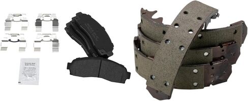 Front and Rear Brake Pad Set Semi Metallic Compatible with 2003-2009 Ford Ranger 2003-2009 Mazda B2300 2003-2009 B3000 2003-2009 B4000 in Saudi Arabia