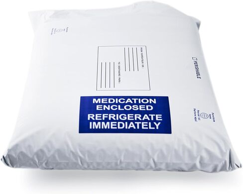 Insulated Mailers for Cold Shipping - Kangaroo Expanding Mailer - 14" x 18" x 1 3/8" - Bulk 24 Count - Insulated Sealed Clasp Envelopes for Medicine, Food, Perishables in Saudi Arabia