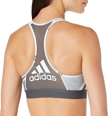 حمالة صدر مبطنة مقاس كبير من adidas Don't Rest - تدريب نسائي 2XL - أبيض نعناعي in Saudi Arabia