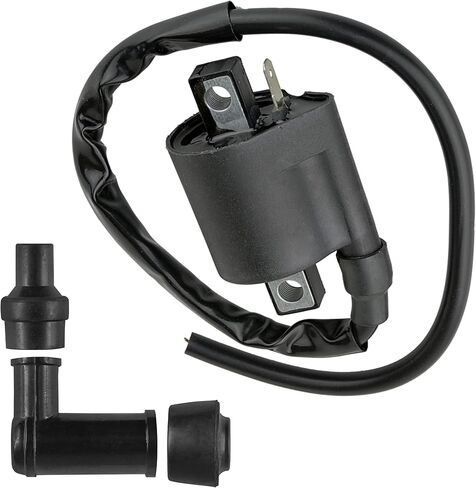 Caltric Ignition Coil with Spark Plug Cap Compatible with Yamaha TT-R90 TTR90 TTR90E 2000 2001 2002 2003-2007 in Saudi Arabia