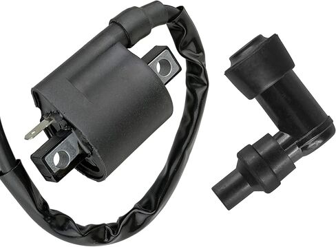 Caltric Ignition Coil with Spark Plug Cap Compatible with Yamaha TT-R90 TTR90 TTR90E 2000 2001 2002 2003-2007 in Saudi Arabia