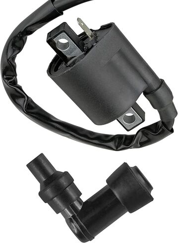 Caltric Ignition Coil with Spark Plug Cap Compatible with Yamaha TT-R90 TTR90 TTR90E 2000 2001 2002 2003-2007 in Saudi Arabia