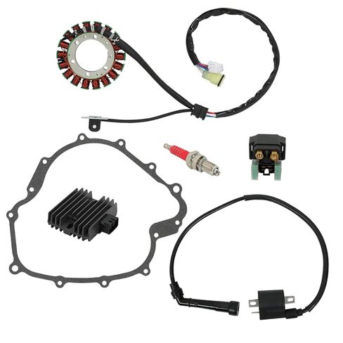 Labwork ملف الإشعال الجزء الثابت منظم مجموعة التتابع لاستبدال Yamaha Rhino 660 2004-2007 Grizzly 660 2002-2008 لاستبدال 5KM-81410-01-00 5BN-81960-00-00 3YF-82370-00-00 4SV-81940-12-00 in Saudi Arabia
